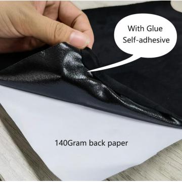 High Soft Black Frabric Film with adhesive glue