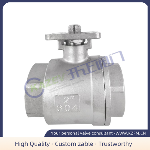 Two-Piece Ball Valve Two-piece threaded high platform ball valve Supplier