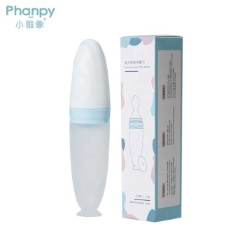 Food Grade Silicone Baby Squeeze Spoon