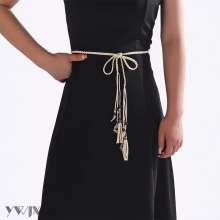 Cinturón de cintura de borla boho para mujeres - hecha a mano