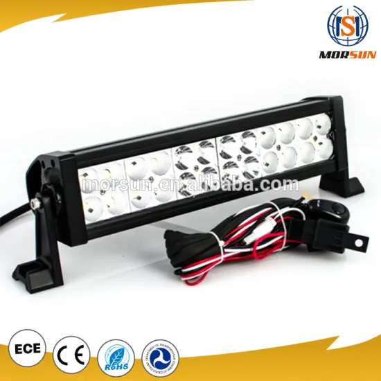 4x4 offroad led bar jeep wrangler 13.5" 72w led light bar 4x4