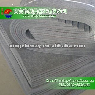 famous brand 2mm thickness grey wool felt for sauna
