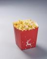 Kotak popcorn dengan rusa dengan kertas FDA