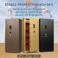 Vertical lock double row bolts smart hotel safes