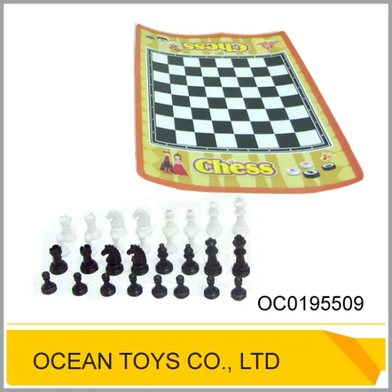 Indoor small size educational kids play game chess carpet OC0195509