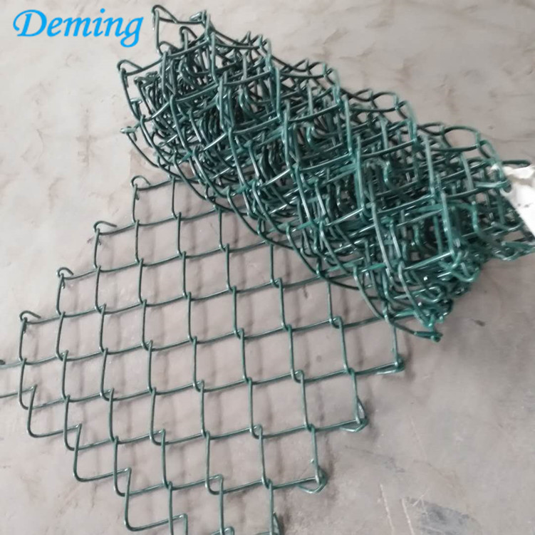 Used Decorative PVC Coated Chain Link Fence