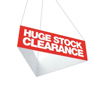 Aluminum Tube Tension Fabric Hanging Banners for Exhibitions and Trade Shows