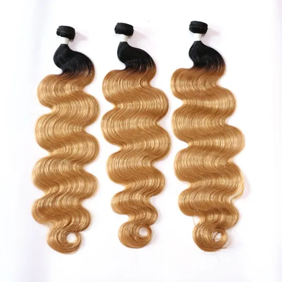Cheap Two Tone Body Wave Malaysian Human Hair Provide Hair Labels And Packaging Service