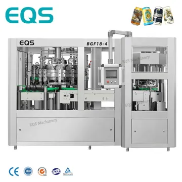 Small Fully Automatic Drink Beer Can Filling Machine - Beer Canning Line Project