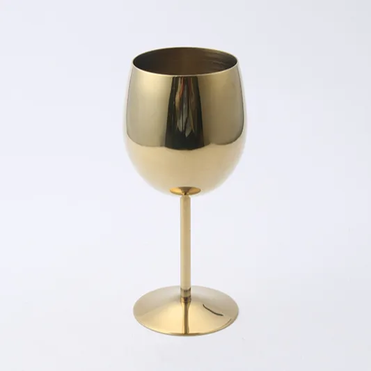 12oz Stainless Steel Plated Cocktail Wine Glass