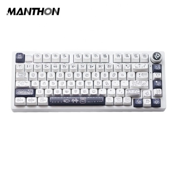 130 مفاتيح الأرانب والجزر موضوع لوحة مفاتيح لوحة المفاتيح Keycaps