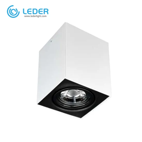 LEDER Black Cylindrical LED Downlight