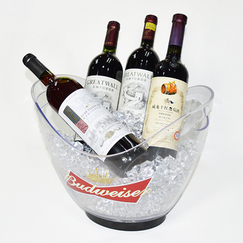 Acrylic led ice bucket