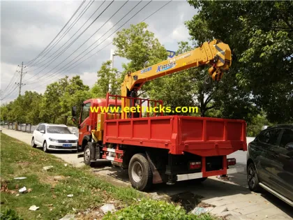 5ton Three arms XCMG Truck Cranes