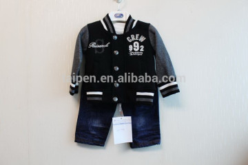 2016 Fashion Boys Jacket Long Sleeve Child Casual Jacket Kids Varsity Clothing