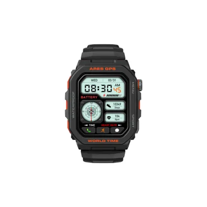 Zeblaze Ares GPS Touch Screen Smart Watch - 380mAh, 1.75\" Rugged GPS Smartwatch