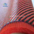 Lightweight fireproof colored aramid carbon fiber cloth