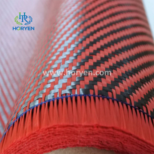 Hybrid Carbon Aramid Fiber Cloth Plain twill colored hybrid carbon aramid fiber cloth/fabric Factory