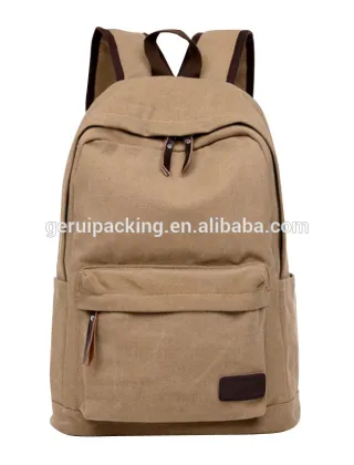new korean style canvas backapck , leisure trend school bag for students ,canvas travel bag