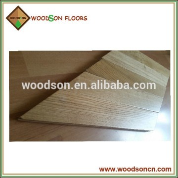 UV lacqured smooth suface oak chervon engineered wood flooring