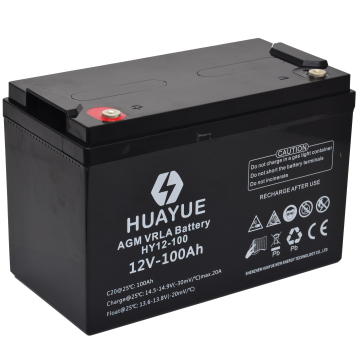 Huayue AGM VRLA Battery HY12-100