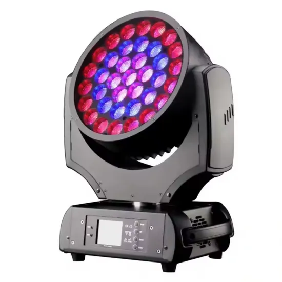 Botai LED Zoom Wash 37x15W RGBW 4-in-1 DMX Zoom LED Moving Head Stage Light