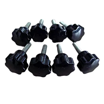 Industrial Star-shaped Thumb Screws with Nylon and Bakelite Knobs