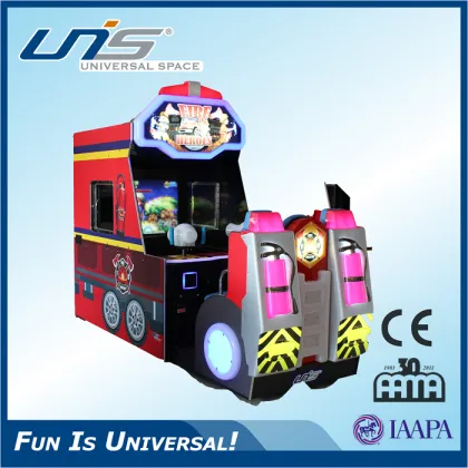 UNIS children fire rescue with water gun---fire hero