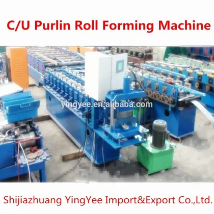 Metal Structure C/U Purlin Roll Forming Machine to make c/u shape