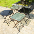 Black Tempered Glass Large Table