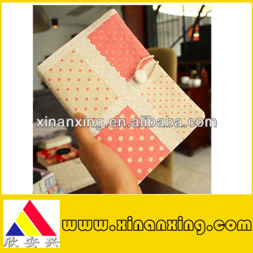 notebook with ribbon for gift wrapping