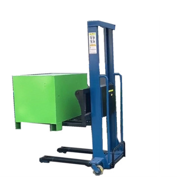 Semi Electric Stacker Cargo Lift Elevator for Warehouse