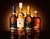 Wholesale empty mini Shaped glass liquor bottle