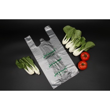 Custom Print Logo LDPE Plastic Die Cut Handle Bags