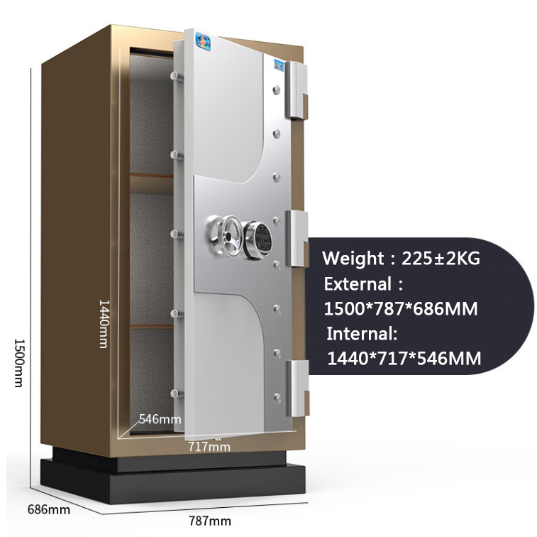 150 Fingerprint fireproof safebox