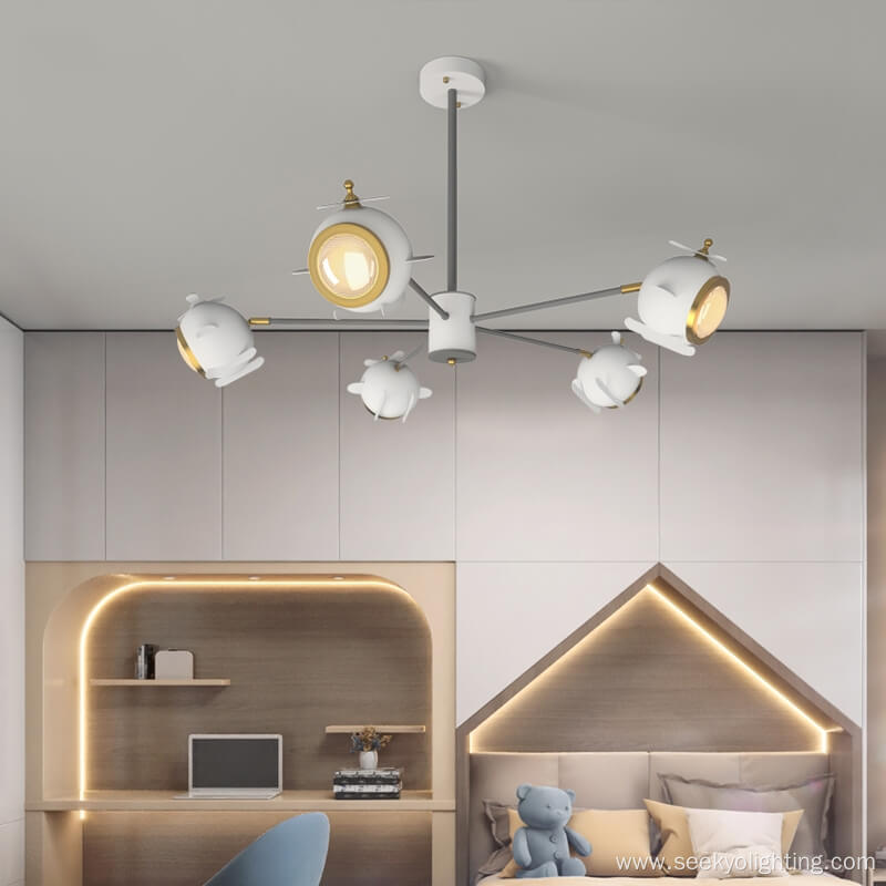 Night Lamp Kids Led Helicopter Ceiling Light
