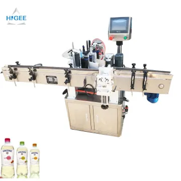 Round Bottle Label Applicator with Coding Printer Machine