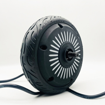 6.5 inch 36V Brushless Hub Motor with Tire and Lighted E-Scooter Engine Wheel