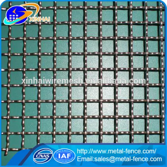 China electro galvanized barbecue crimped wire mesh for roast for sale