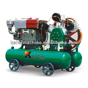 Mining diesel piston air compressor W3118 portable electric air compressor