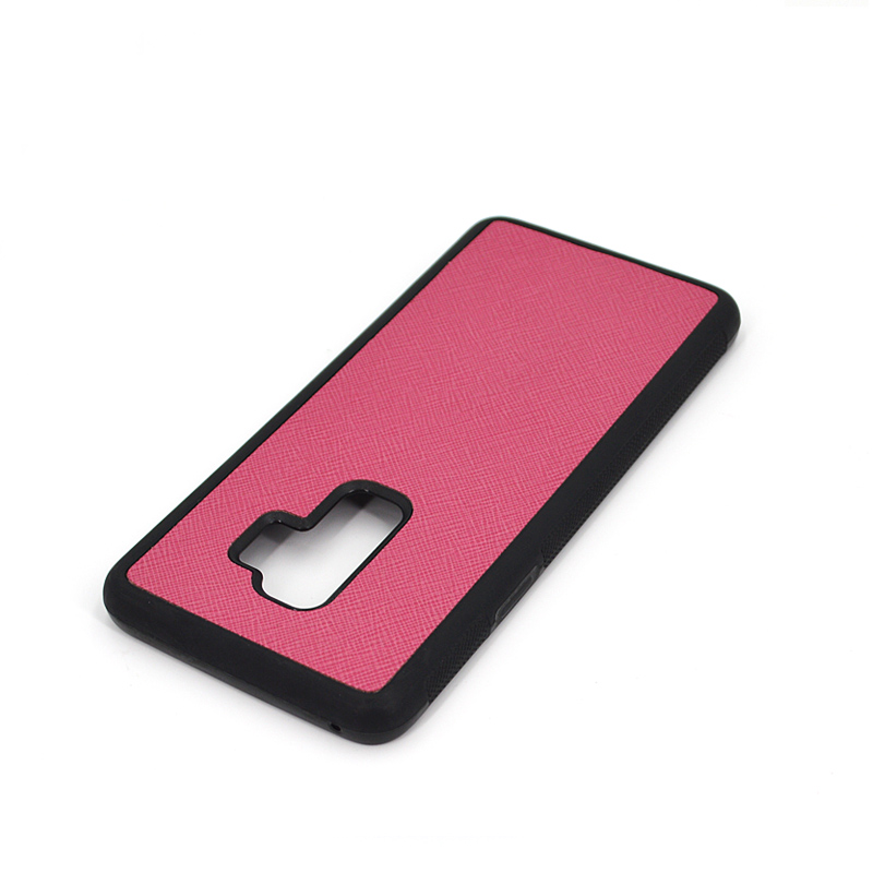 Anpassad Logo Leather Phone Case för Galaxy S9