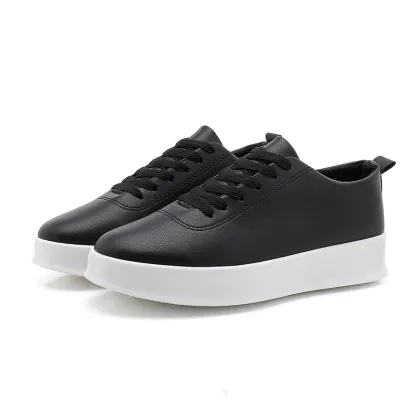 Men's Shoes: Business Casual Leather Shoes with PU Upper