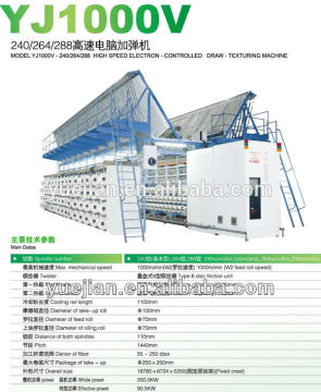 YJ1000V High Speed Electron-controlled draw textile texturing machine
