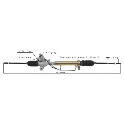 Rak power steering untuk Vw Jetta