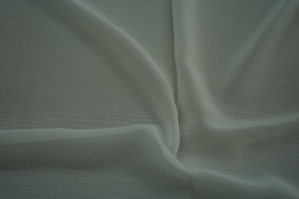 Snow Flower Crepe Fabric