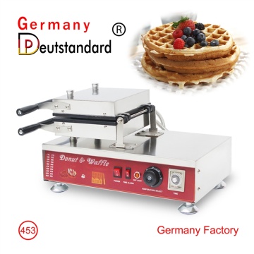 Flip Round Shape Waffle Machine with CE