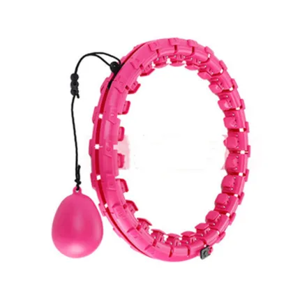 Circle Adjustable Yoga Home Fitness Smart Hula Ring Hoop For Adults