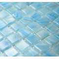 Azulejos de mosaico de vidrio azul para piscina fitness