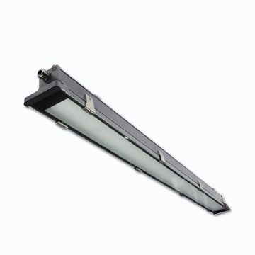 IP67 Tri Proof T5 T8 Fluorescent Replacement LED Tunnel Light, 1.2m Aluminum Housing, Tempered Glass Cover