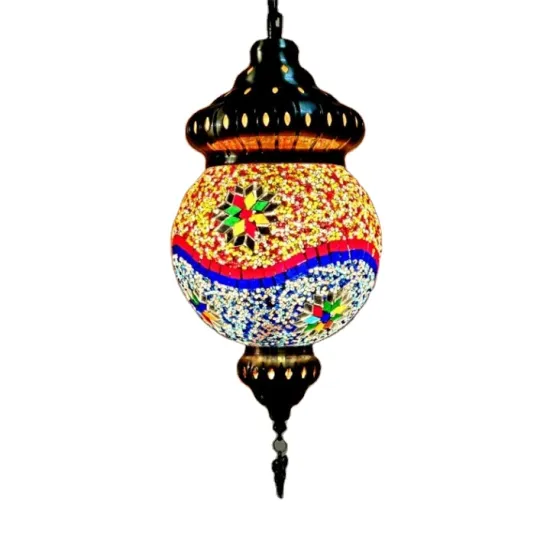 Handcrafted Turkish Mosaic Glass Lamp: A Unique Addition to Your Home Decor